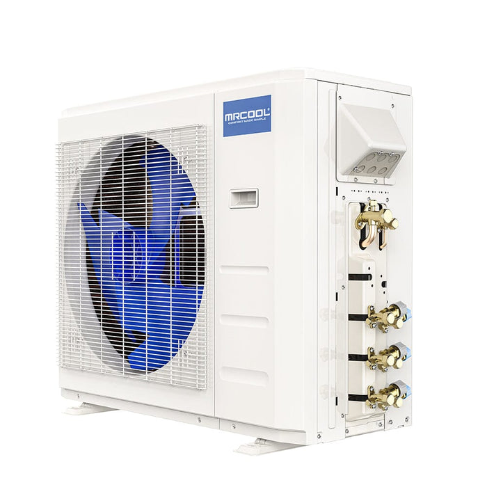 MrCool 3 Zone 48K BTU (24K+12K+12K) Ductless Heat Pump DIY 4th Gen Air Conditioners MrCool 