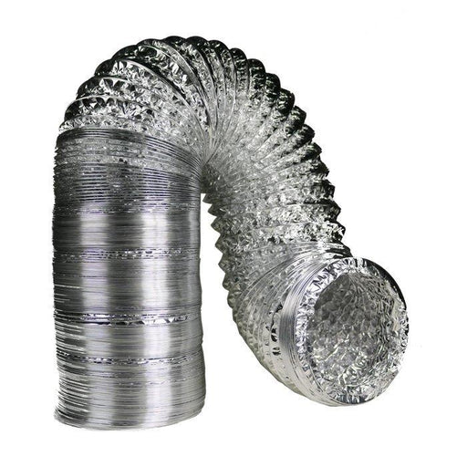 8 Inch By 25 Foot Dual Layer Foil Ducting Ventilation