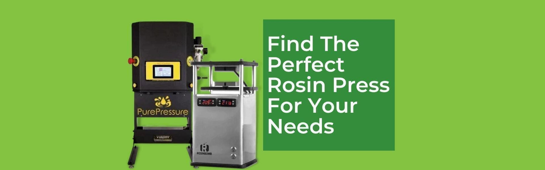 How to find the Best Rosin Press blog header graphic