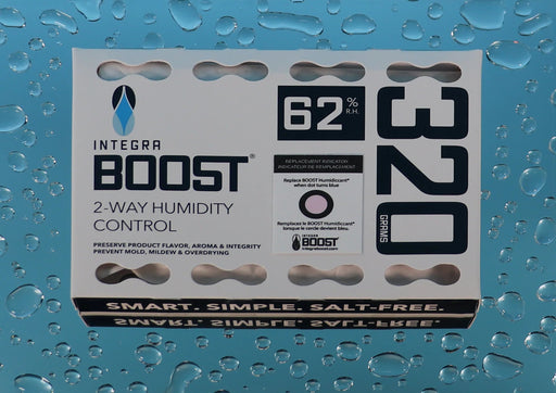 Integra 320g at RH 62% Individually Overwrapped w/ Humidity Indicator Card Integra 