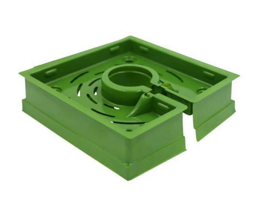 FloraFlex 6-Inch Single Use FloraCap green top cover for even water and nutrient distribution.