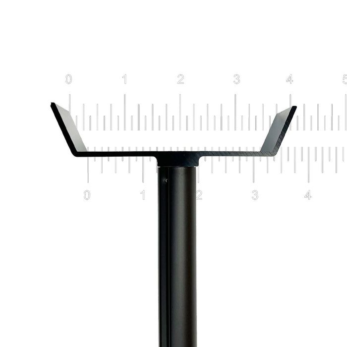 GrowPros Under Canopy Telescopic Light Stand leg with measurement markings