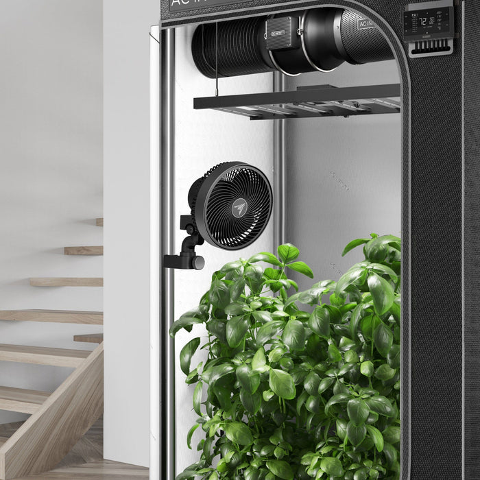 clip on grow tent fan AC Infinity CLOUDRAY S9 Grow Tent EC Clip Fan