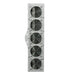 Side panel of the PhytoMAX-4 16SP LED grow light with five built-in cooling fans for thermal regulation.