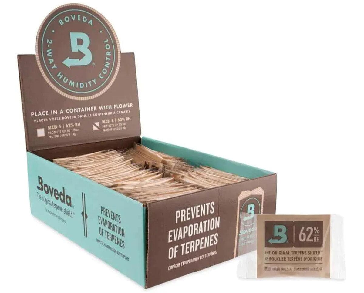 Boveda 62% RH 4g 2-Way Humidity Control Pack Retail Carton — Grow Light ...