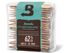 20-pack brick Boveda 62% RH humidity control packs, size 67, labeled as "The original terpene shield" to prevent terpene evaporation, shown in clear packaging with teal and brown branding.