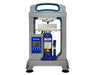 Dulytek DHP7 V4 Hydraulic Rosin Press with 7-ton jack, dual heat plates, and digital temperature control panel.