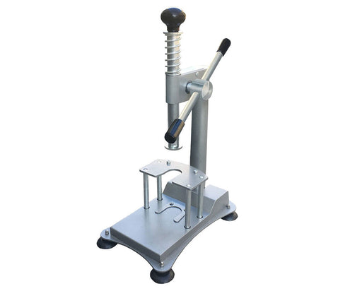 Dulytek DMPP Manual Pollen Press with lever handle and spring-loaded arm, built for pre-pressing botanical material.