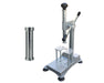 Dulytek DMPP Pollen Press with stainless steel cylindrical mold for compressing herbs into pre-press pucks.