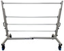 EZ Trim High Roller 6ft frame without netting, highlighting four crossbars for multi-height trellis net application.
