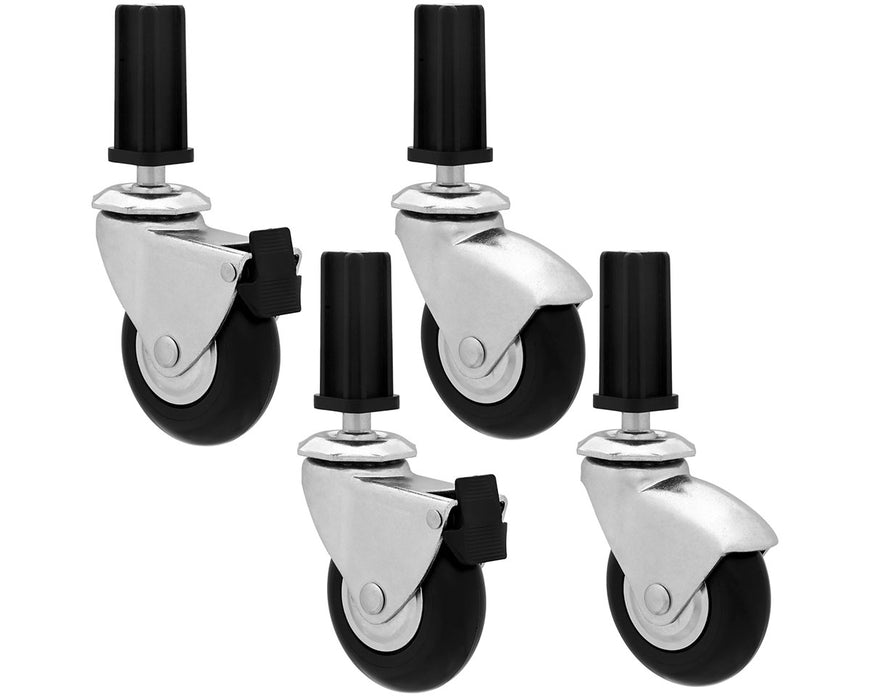 Fast Fit Heavy Duty Caster Wheels Fast Fit Caster Wheels - 4 pc 