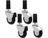 Fast Fit Heavy Duty Caster Wheels Fast Fit Caster Wheels - 4 pc 