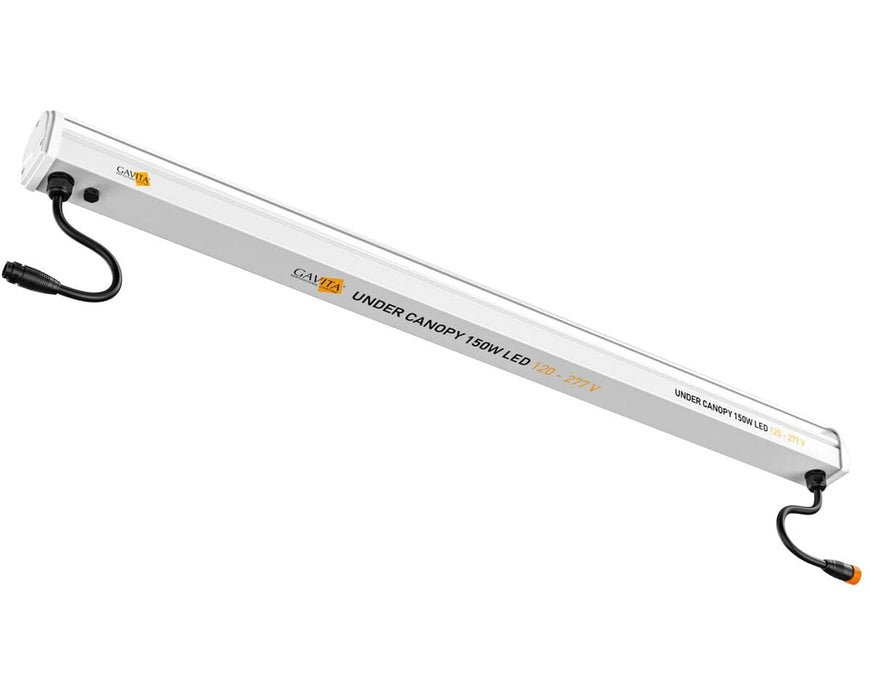 Gavita 150W Under Canopy LED grow light with linear bar design optimized for lower canopy penetration.