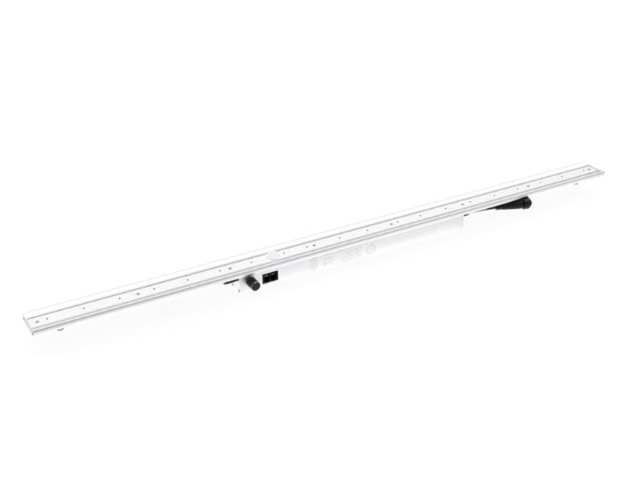 Alternate angled view showing the driver and control components along the side of the bar.