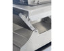 Angled view of the GreenBroz G-Lite grinder and destemmer with precision grinder tilt control.