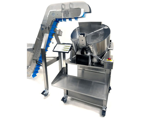 Photo of GreenBroz M1 Plus GBZ Control Cannabis Processing System Trimmer on white background.