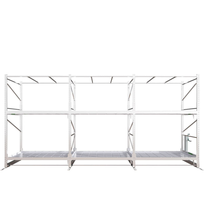 Double Stacking Rolling Rack GrowPros Double-Tier Rolling Rack — Grow Light Central