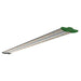 Angled view of TSL Horti Tech LED grow light bar with full-spectrum diodes and green end cap.