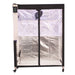 Two-tier configuration of Grower’s Choice Pro-Pod rack with clear zip-up front panel and interior reflective lining.