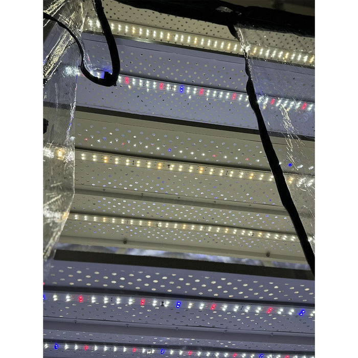 Close-up of LED lighting spectrum used in the Pro-Pod system for veg and clone propagation stages.
