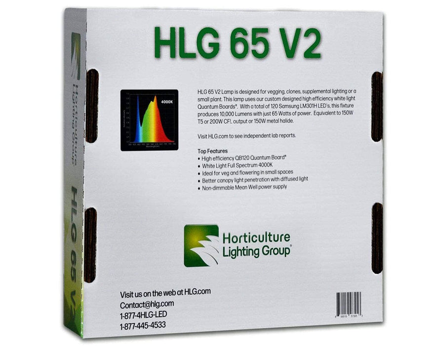 thumbnail image 2 of HLG 600 Rspec LED Grow Light By Horticulture Lighting Group - 120V, Bloom/Veg, Made In USA 2 of 5
