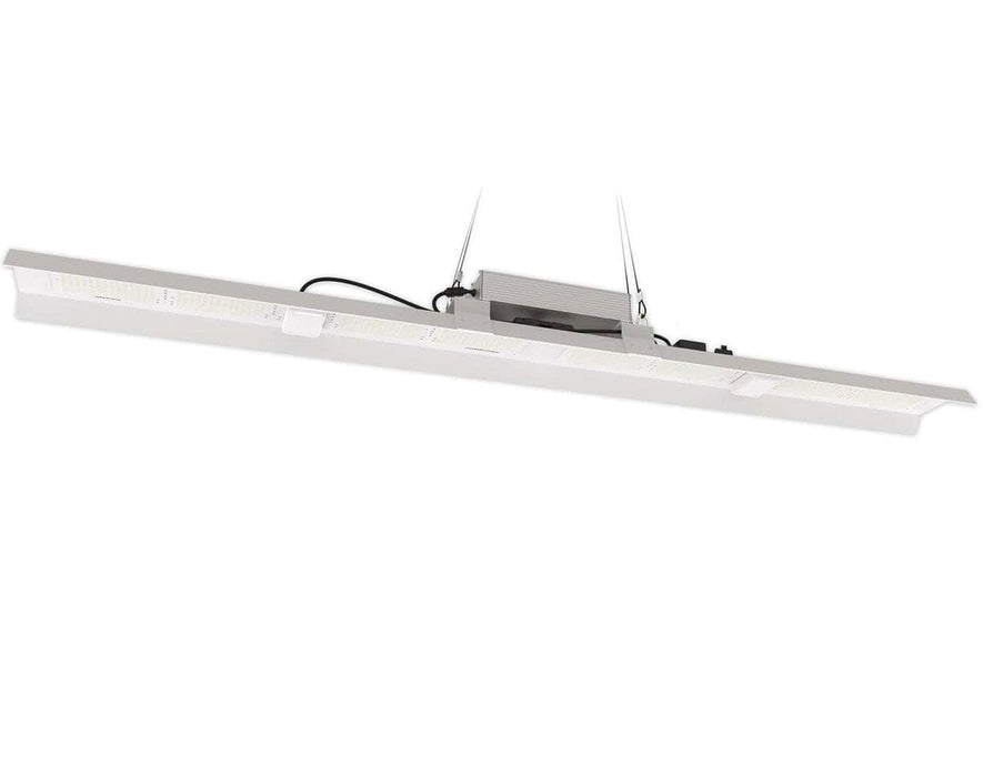 HLG Greenhouse Pro HE is a commercial Indoor Horticulture LED grow light featuring a slim linear design to minimize shadowing on plants.