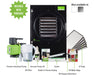 Harvest Right Home Pro Freeze Dryer includes a premier industrial pump, oil filter, vacuum pump oil, freeze drying guide, sealer, 50 oxygen absorbers, 50 mylar bags, and 6 trays.