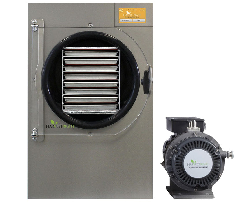 Image of the Harvest Right Large Pharmaceutical Pro Freeze Dryer with Oil-Free Pump.