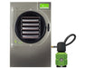 Image of the stainless steel Harvest Home Pro Freeze Dryer in medium size with premier industrial pump.