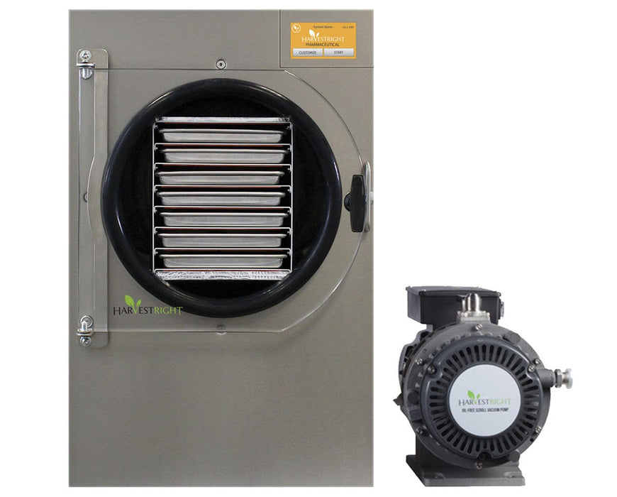 Image of the Harvest Right Medium Pharmaceutical Pro Freeze Dryer with Oil-Free Pump.