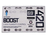 Integra BOOST 420g 69% RH 2-way humidity control pack with indicator card, designed to prevent mold and overdrying.