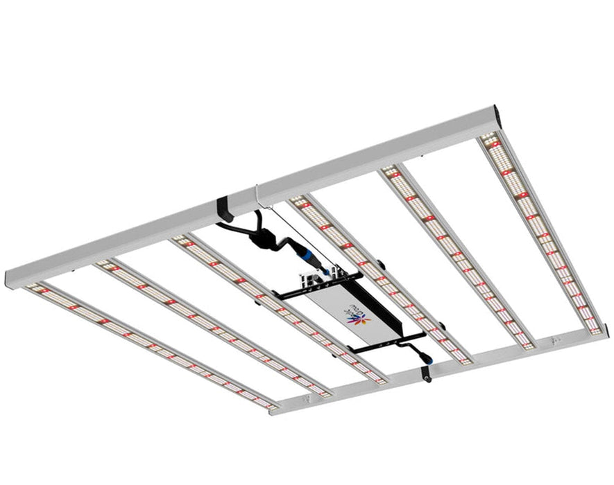 Medic Grow Fold-650 LED Grow Light fully unfolded, ready for commercial indoor grow setups.