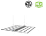 Medic Grow Fold-8 LED grow light suspended by hanging cables, ETL and DLC HORT certified design.