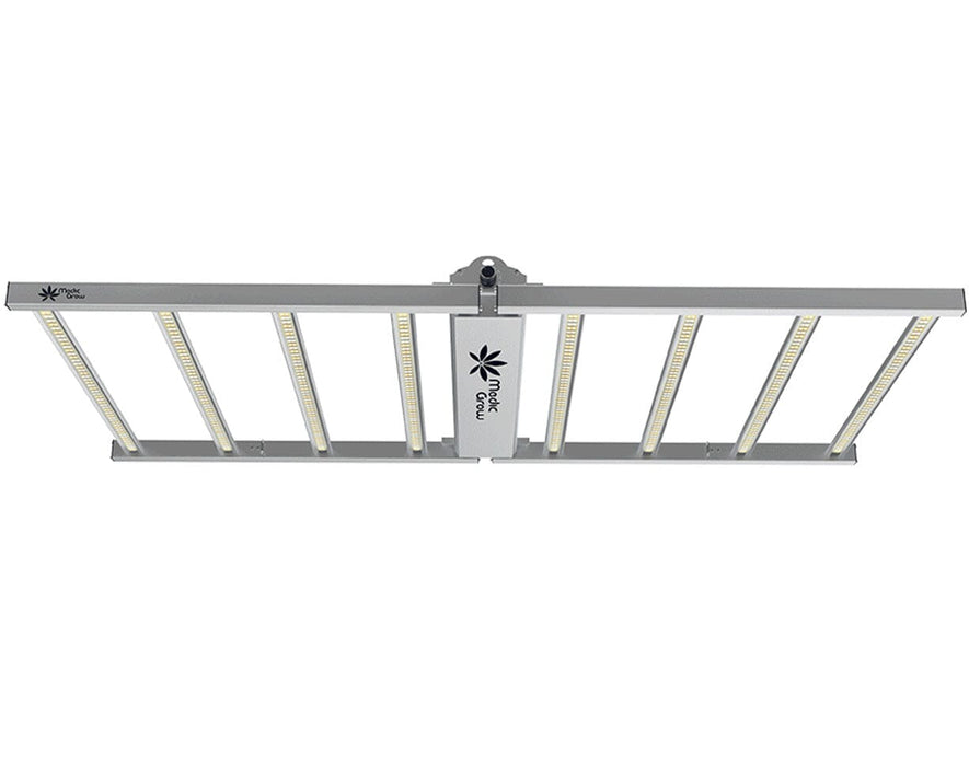 Front view of Medic Grow Venus 200W LED grow light showcasing Osram diodes and wide coverage.