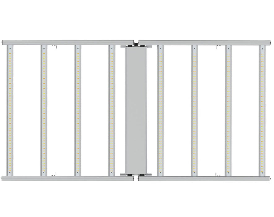 Medic Grow Venus 200W LED light laid flat showing compact and foldable frame design.