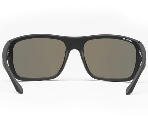 Front-facing view of Method Seven Citadel FX2 sunglasses showing dark lenses and wide frame.
