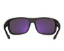 Front view of Method Seven Citadel Sun Polarized sunglasses with dark purple lenses.