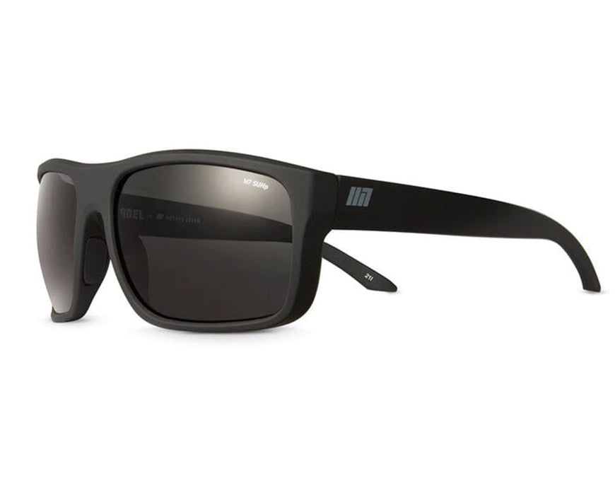 Front Side view of Method Seven Citadel Sun Polarized frame in matte black with Method Seven logo.