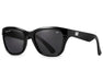 Method Seven Coup Sun Polarized sunglasses with black frame and dark lenses, angled front-side view.