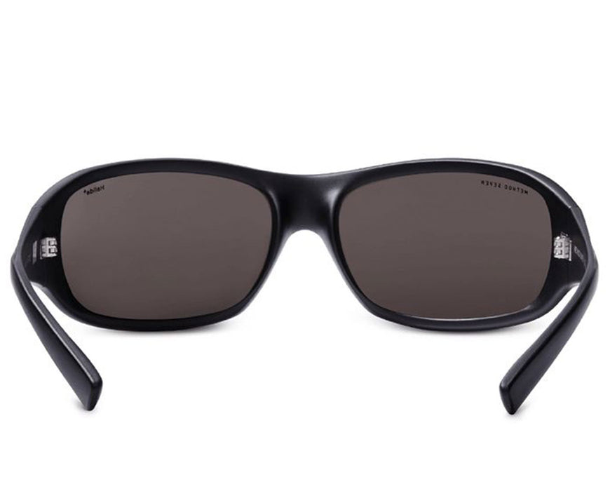 Interior view of Method Seven Operator MH glasses highlighting the dark-tinted lenses and curved design.