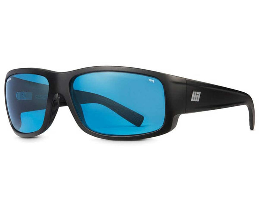 Alternate view of Method Seven Resistance 2 HPS Crystal glasses showing clear blue lenses and durable frame.