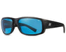 Alternate view of Method Seven Resistance 2 HPS Crystal glasses showing clear blue lenses and durable frame.