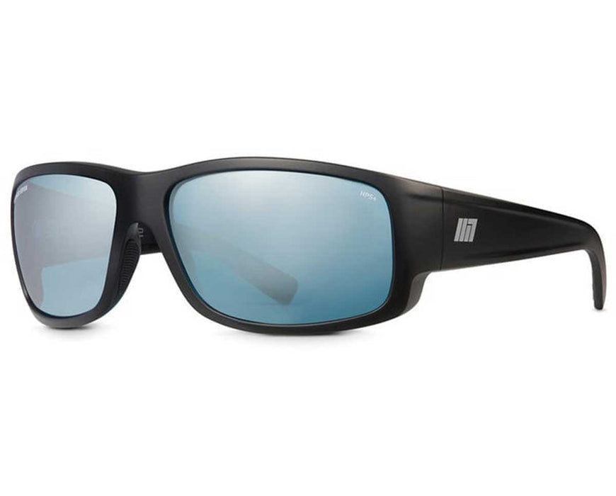 Method Seven Resistance 2 HPS Crystal grow room glasses with blue lenses and matte black wraparound frame.