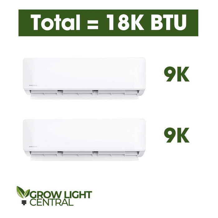 MRCOOL DIY Multi Zone 5th Gen 18K BTU Dual Zone Ductless Mini