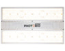 PHOTOBIO CX 2125 LED Grow Light showing top-mounted heat sink fins and dimming connectors on end panel.