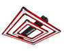 Photontek SQ 200W PRO Grow Light with red and black frame, featuring full-spectrum LED bars arranged in a square layout.