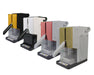 Four color variants of Rosineer PRESSO rosin press shown side-by-side.