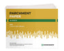 Pack of 50 pre-cut Rosineer parchment paper sheets sized 7x10 inches, heat and grease resistant.