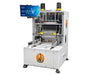 STM RocketBox Mini cone filling machine with safety guards and touchscreen interface.
