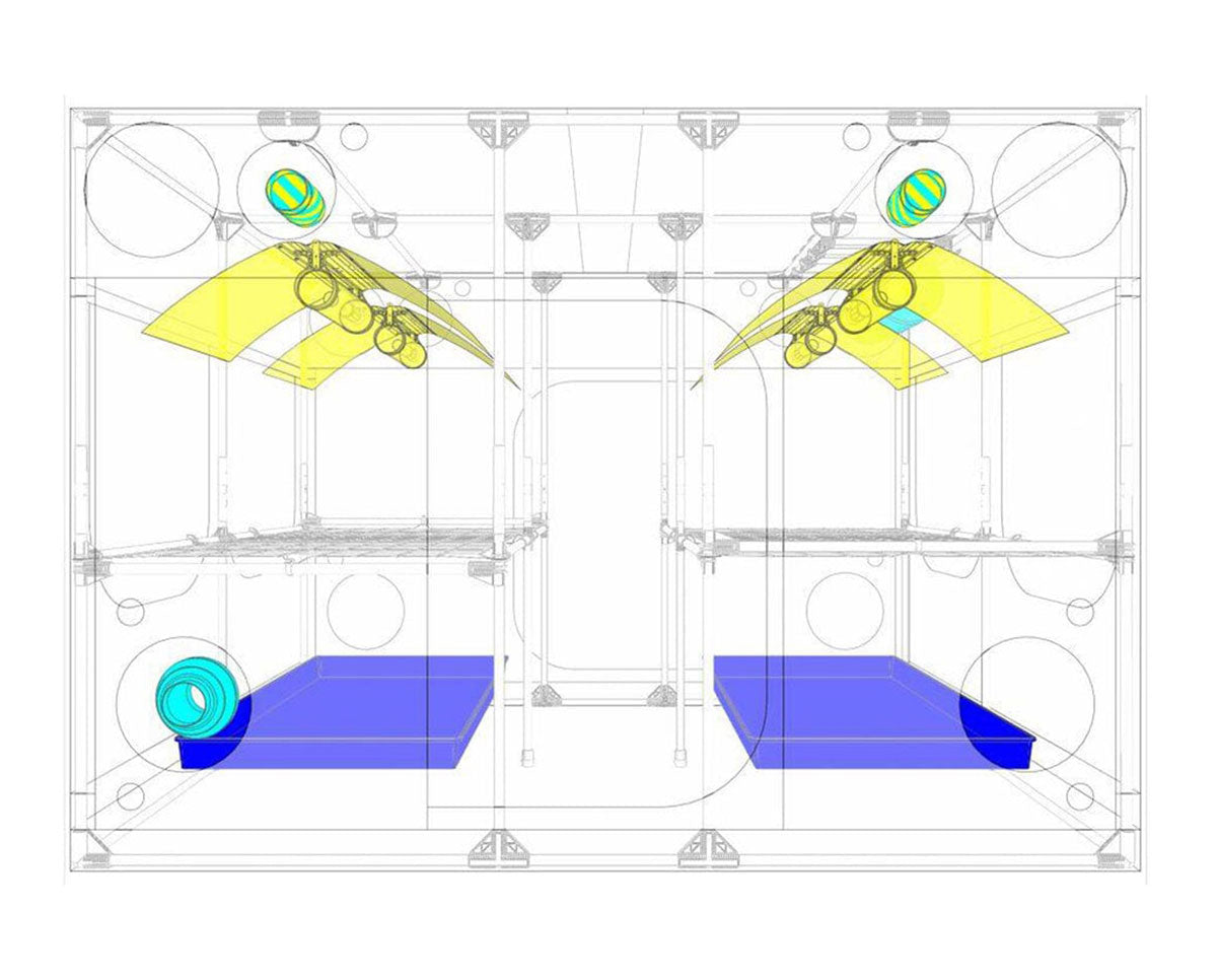 grow tent diagram Secret Jardin Intense 300 — Grow Light Central Size:54 (MD) Kajak aufblasbar Aqua Design Lean-To